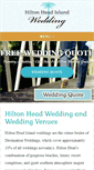 Mobile Screenshot of hiltonheadislandwedding.com